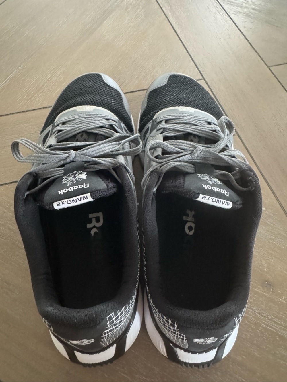 Reebok Nano x2 Gray, Black & White Sneakers - Picture 11 of 15